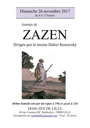 Journée de zazen 26 novembre 2017