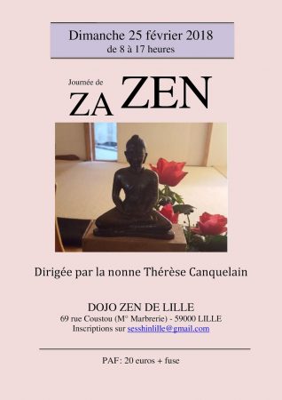 Journée de zazen didigée par Thérèse Canquelain 25-02-2018