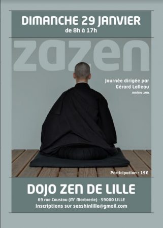 journée de zazen dojo zen de Lille janv 2017