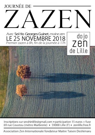 journée de zazen novembre 2018