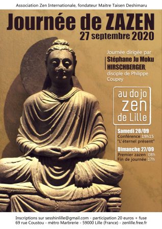 Journée de zazen 27 septembre 2020