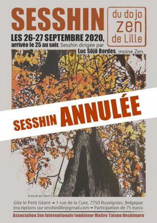 sesshin annulée sept2020